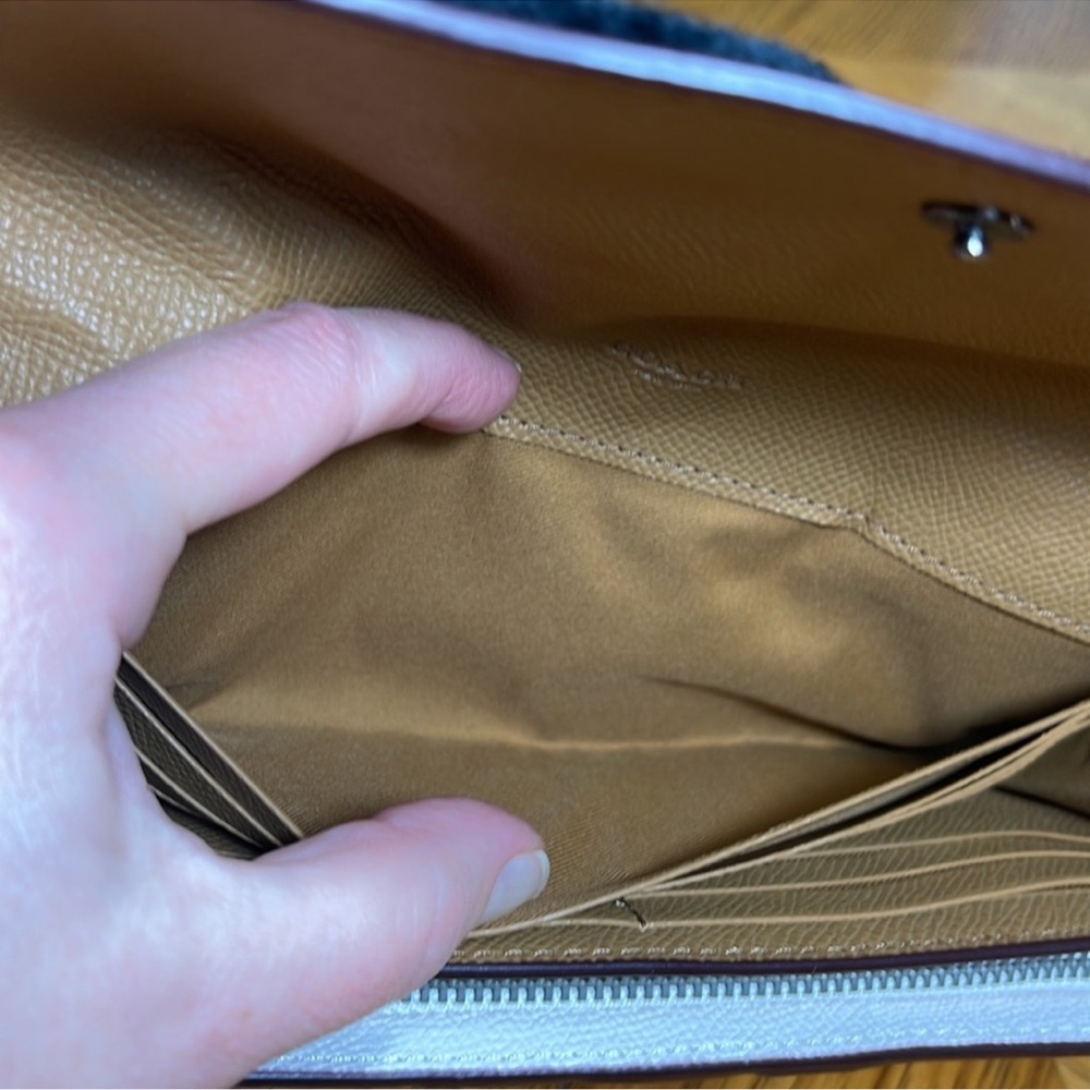 COACH Slim Envelope Wallet with Coach Bear - Picture 14 of 16